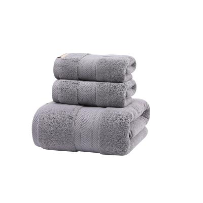 China Wholesale High Quality 100% Home Bath Towels Cotton Bath Towel Set for sale