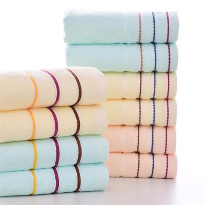 China China Factory Child Safe Thick Soft Cotton Solid Dyed Hand / Face Hand Towels Custom Super Pile for sale