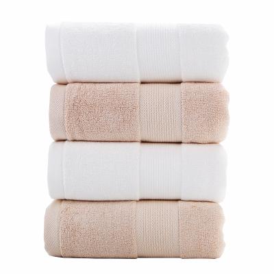 China Wholesale custom made high quality bamboo child safe bath towel set for sale