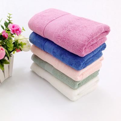 China Custom Made Fade Resistant Plush 70x140 Soft Absorbent Quick Dry Adult Microfiber Oversized Bath Towels Safe For Kids for sale