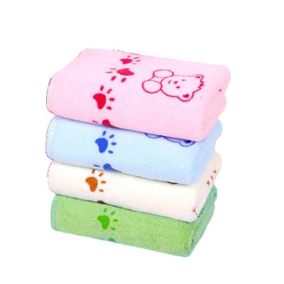 China Safe Super Soft Small Bamboo Face Towel For Baby Kids Face Towel Face Towel 25*25cm for sale