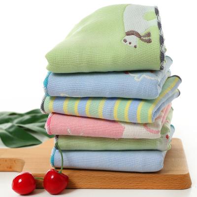 China Child Safe Promotional Microfiber Baby Face Washcloth Soft Facial Towel for sale