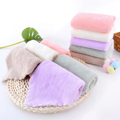 China Super Soft Child Safe Cotton Baby Kids Hands Face Towel For Baby for sale