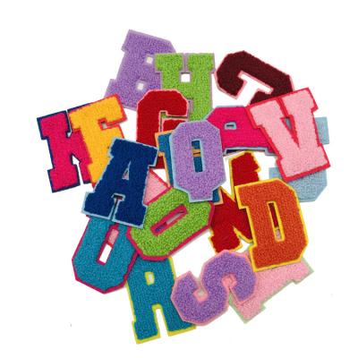 China 2021 Modes Durable A-Z Crawler Letter Colorful Alphabet Iron On Patches for sale