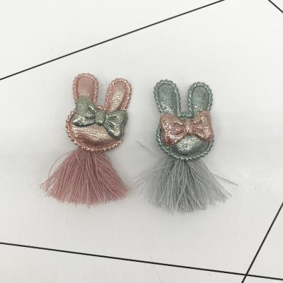 China Garment Shoes Accessories DIY Fringe Rabbit Head Handmade Accessories For Garment Shoes Headdress for sale