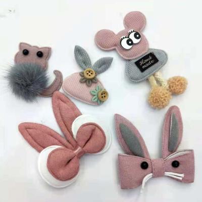 China Sew-on or Glue Cute Cartoon DIY Doll Animal Handmade Accessories Patches Appliques for Clothing Headdress Decoration AC for sale