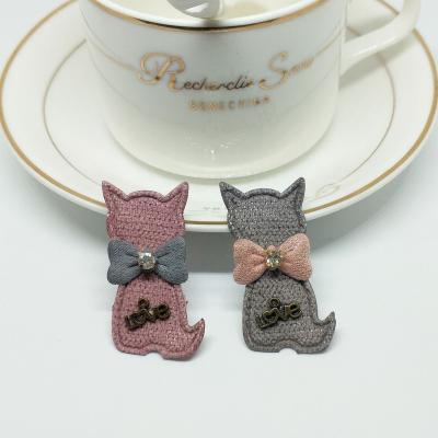 China Handmade Cat Bow Animal Clothing Accessories Garment Shoes DIY Accessories for sale