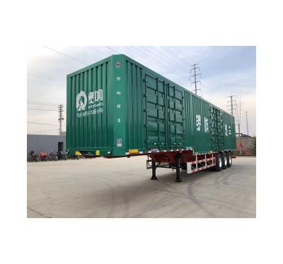 China Professional Truck Trailer Manufacturer High Quality Cargo Van Box Semi Trailer For Trucks for sale