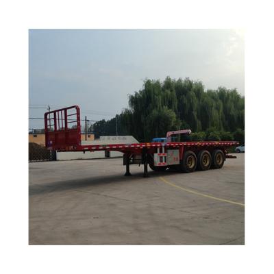 China 2021 High Quality Low Price China Manufacture Professional Flat Bed Semi Trailer Truck for sale