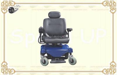 Chine Fauteuil roulant électrique de moteur de hub d'entraînement intelligent avec les sièges et le dossier en cuir de luxe à vendre