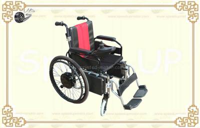 China Electric and Hand-actuated Hub Motor Wheelchair with Foldable Aluminum Alloy Frame for sale