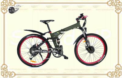 Cina bicicletta elettrica pieghevole dello Li-ione, E-bici piegante a 26 pollici della montagna con il motore del HUB 250w in vendita