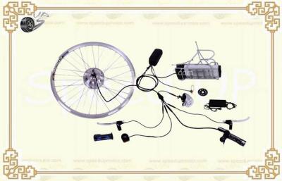 Chine Facile installez le kit de conversion d'Ebike de moteur de hub de C.C 36V, type arrière kits de support de batterie au lithium à vendre