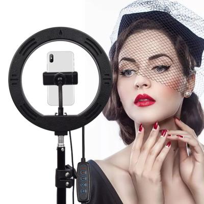 China Wholesale Price ABS+PP 8 Inch LED Ring Selfie Light Mobile Selfie Ring Light With Tripod Stand For Youtube Live Video Video Selfie for sale