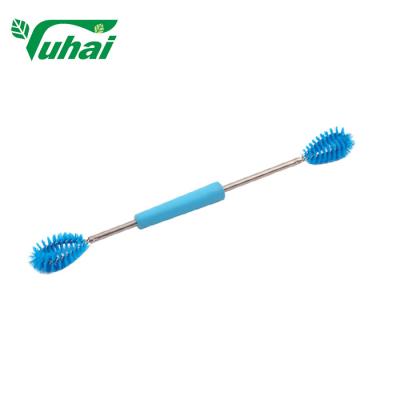 China Multi Function Milking Machine Brush Durable Blue Milking Machine Cleaning Products Brush for sale