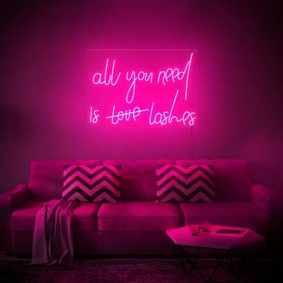 China Buildings Wholesale Enseigne Au Custom Neon Multi Color Anime Glowing Christmas Neon Sign Living Room Decoration for sale