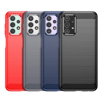 China Anti-scrach High Quality Durable Shockproof Carbon Fiber ROCK SHIELD Phone Case For Samsung Galaxy M23 for sale