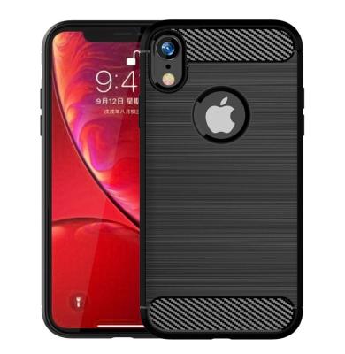 China 2021 Anti-fall soft TPU casing for iphone X cover xs case carbon fiber phone case for iphone xr x cover for sale