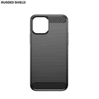 China Newest Arrival Carbon Fiber TPU Shockproof Soft Back Cover Mobile Phone Case For iPhone 12 pro for sale