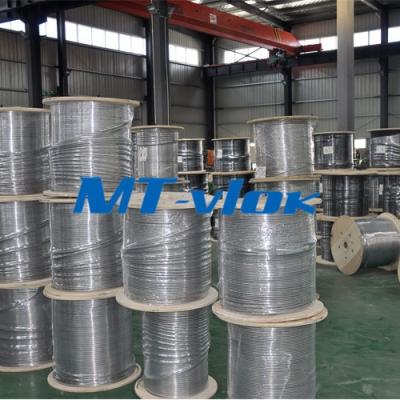 China Chemical Control Line TP316L Welded Stainless Steel Coiled Tubing for sale