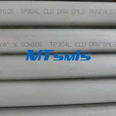 China ASTM A312 Stainless Steel Seamless Pipe TP304L Annealed Pickling for sale