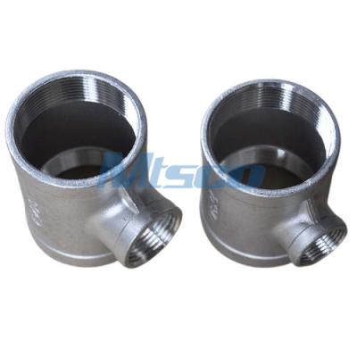 China ASTM A351 A351M 316 Reducing Equal Tee Fitting 2'' NPT 150PSI Stainless Steel Casting for sale