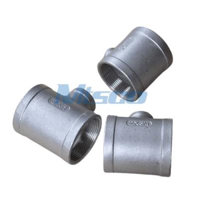 China NPT 150 Stainless Steel Reducing Tee Male Female Thread Connection for sale