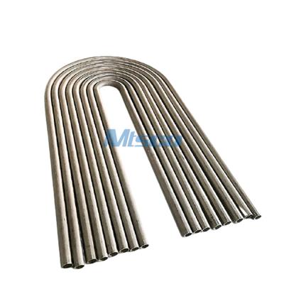 China Duplex Steel S31803 31.8mm Cold Rolled Seamless Welded U Bend Tubing For Desalination for sale