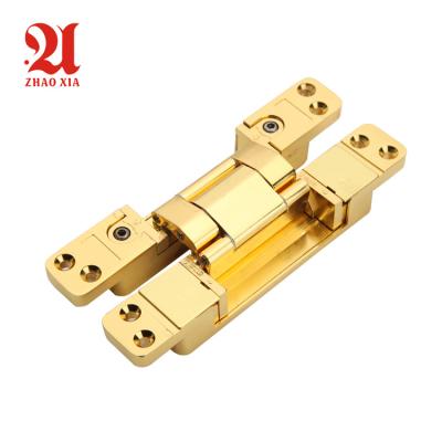 China Wholesale Cheap Zinc Alloy Concealed Hinge Zhaoxia Zinc Alloy Concealed Hinges For Steel Doors for sale