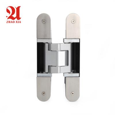 China 2018 Hot Selling Item Three Way Adjustable Concealed Hinge SS Concealed 3D Pivot Hinges For Wooden Doors for sale