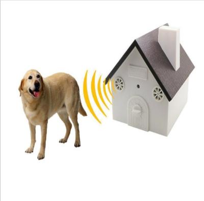 China Anti Bark stop ultrasonic dog trainer Birdhouse camping trips dog bark control for sale