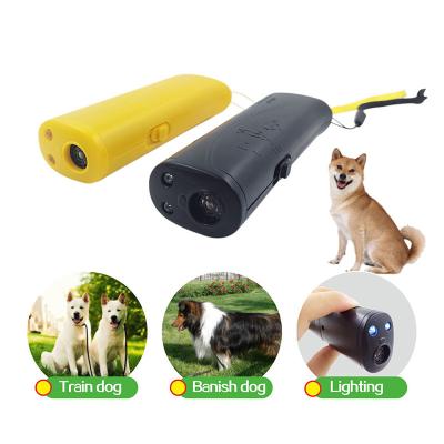 China Dog Repeller Ultrasonic Pet Trainer Anti Bark Stop Barking Handheld Control Traine for sale