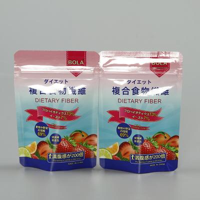 China Food Plastic Packaging Bag Aluminum Snack Grade Customized Printed Stand Pouch for sale