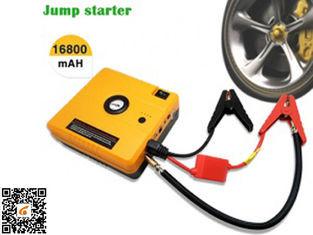 China Heavy Duty Truck Pocket Power Bank Portable Auto Jump Starter Yellow 16800mAH for sale