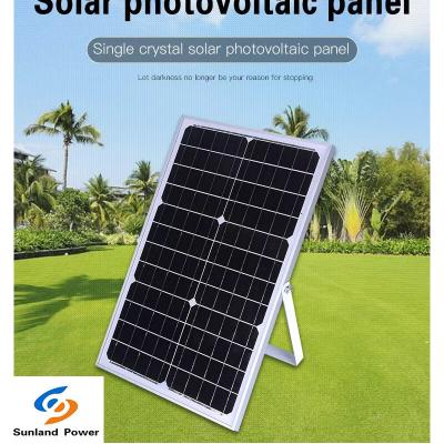 Κίνα Monocrystalline μονο ηλιακό πλαίσιο 18V 30W 1.66A πυριτίου για το σπίτι προς πώληση