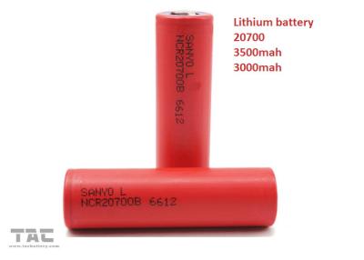 China 20700 Lithium Ion Cylindrical Battery For Electrical Vehicle 3.7V 3000MAH 30C for sale