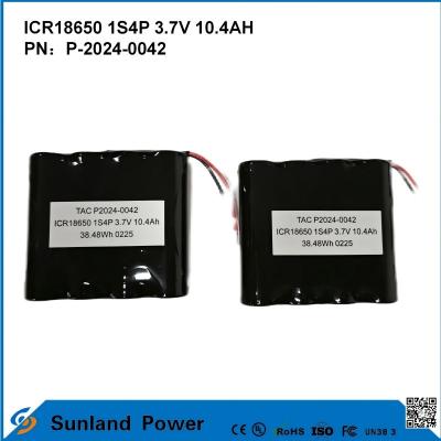 Cina ICR 18650 1S4P Battery For A Versatile, High-Capacity Lithium Battery Solution, soddisfa i requisiti di lunga durata della batteria per più dispositivi, fornisce energia affidabile per dispositivi medici a bassa potenza. in vendita