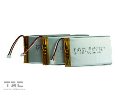 Cina Batteria del pacchetto 3.7V 1.3AH della batteria di Lipo con cavo ed il connettore per il massaggiatore in vendita