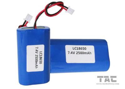 China 18650 bloco cilíndrico do bloco 7.4V 2600mAh da bateria do íon do lítio para a arma POP à venda