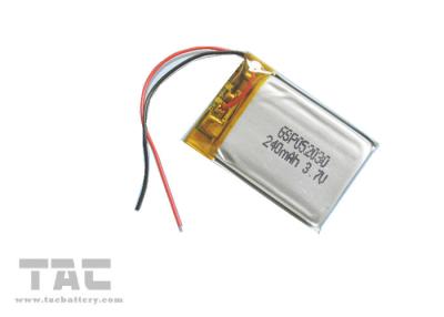 China Polymer-Lithium-Ionen-Batterien der hohen Kapazitäts-LP052030 3.7V 260mAh für Sprecher zu verkaufen