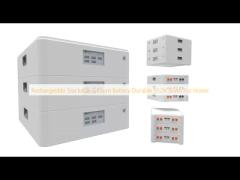 Rechargeable Stackable Lithium Battery Durable 51.2V 50Ah For Home