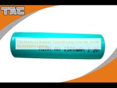 1.2V NI-MH AA Batteries 1500mAh Long Cycle Life , Ni-MH Rechargeable battery