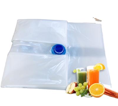 China Eco-friendly Nylon Composite Bag High Capacity Flexible Bag Eco-friendly Three-Layer For Juice Bulk Liquid Transportation for sale