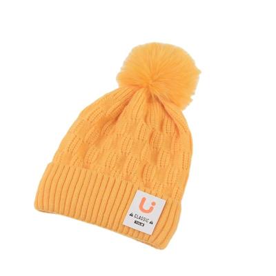 China Fashionable\comfortable\durable double-layer autumn and winter fashion candy color thickened knitted hat for sale