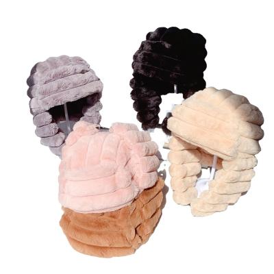 China COMMON Rabbit Hair Mixed Korean Fashion Student Winter Recycling Hearing Protection Hat Cold Thickened Wind Proof And Warm Lei Feng for sale