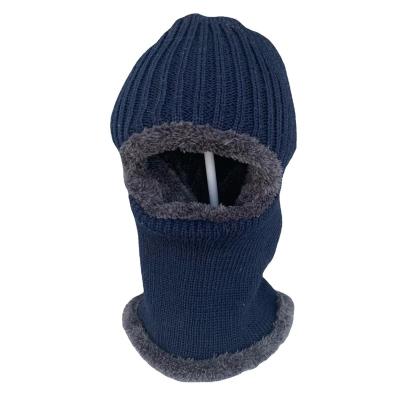 China Fashion\Comfortable\Durable Winter Plush Thickened Cold Proof Warm Knitted Scarf Outdoor Cycling Hat for sale