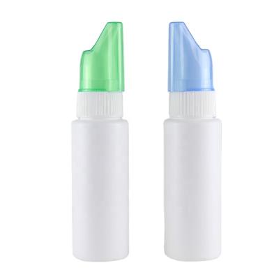 China White Medicine 30ml 50ml 70ml 100ml 200ml HDPE Nasal Spray Bottle For Normal Saline In Stock for sale