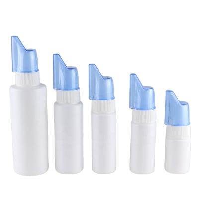 China White Medicine 30ml 50ml 70ml 100ml 200ml HDPE Nasal Spray Bottle For Normal Saline In Stock for sale