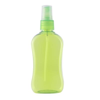 China Easy For Carry 100ml Empty Green Cosmetic Plastic Plastic Liquid Mosquito Repellent Spray Bottle With Mist Sprayer for sale