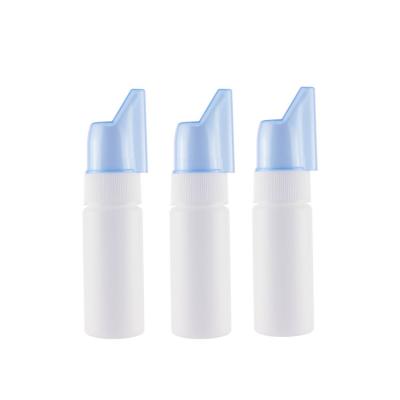 China Easy For Carry Easy Press 50ml Nose Wash Bottle 50ml PE Nasal Spray Bottle For Rhinitis Cleaning for sale